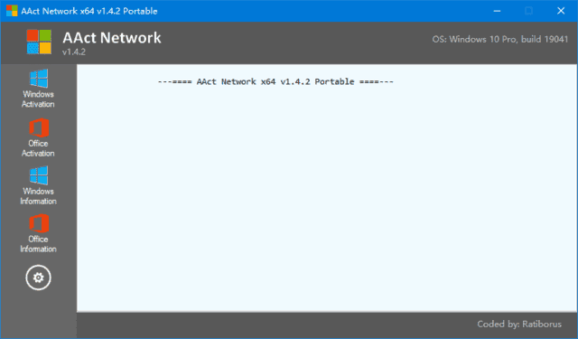 AAct Network(Office/Win10 KMS激活工具) v1.4.2 绿色版