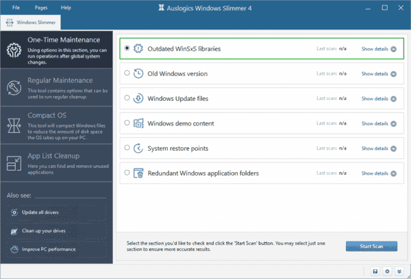 Auslogics Windows Slimmer(系统优化工具) v5.0.1.0 便携版