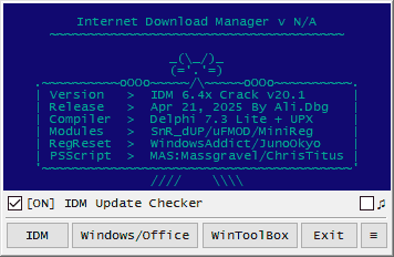 IDM 6.4x by Ali.Dbg(IDM激活工具最新版) v20.1 绿色版