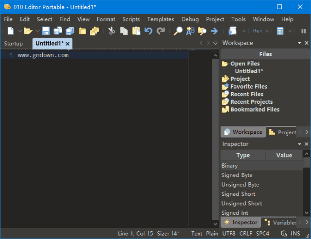 010 Editor(专业十六进制编辑器) v15.0.2 英文便携版
