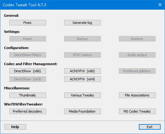 K-Lite Codec Tweak Tool(音频解码器优化) v6.7.5 绿色版