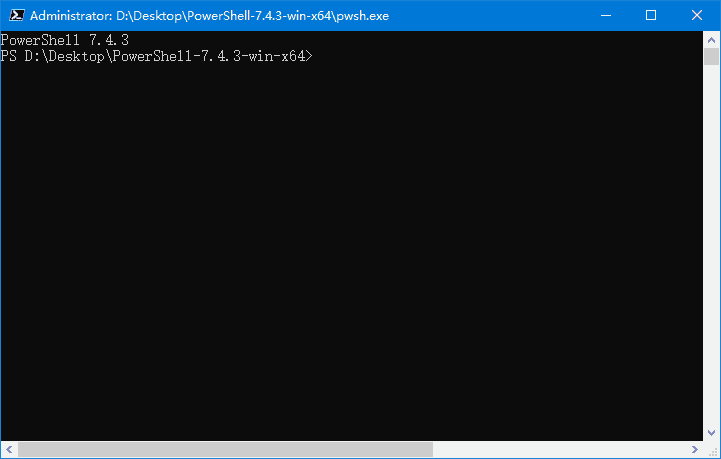 Windows PowerShell(命令行程序) v7.5.1 中文绿色版