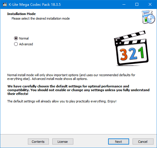K-Lite Mega/FULL Codec Pack(视频解码器) v18.9.5 / 18.9.7 Beta