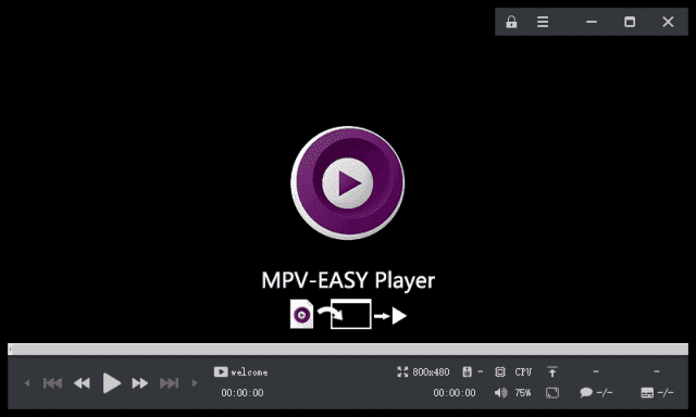 MPV-EASY Player(多媒体播放器) v0.40.0.1 中文绿色版