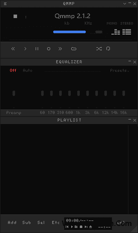 Qmmp(基于Qt开源音乐播放器) v2.2.5 多语便携版