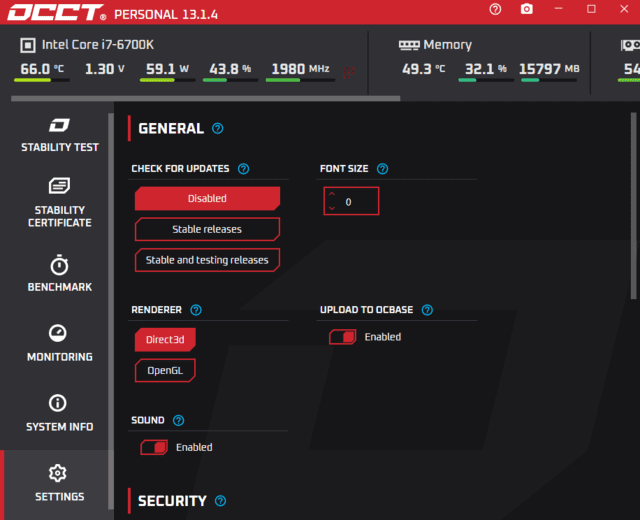 OCCT电脑硬件测试(烤鸡测试软件) v14.0.9.99 便携版