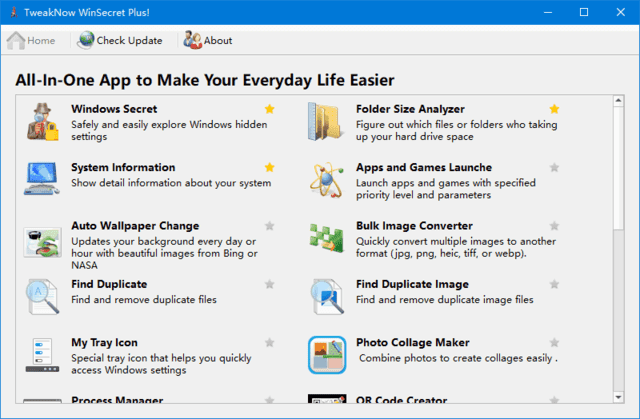 TweakNow WinSecret Plus!(系统优化软件) v6.6.4 便携版
